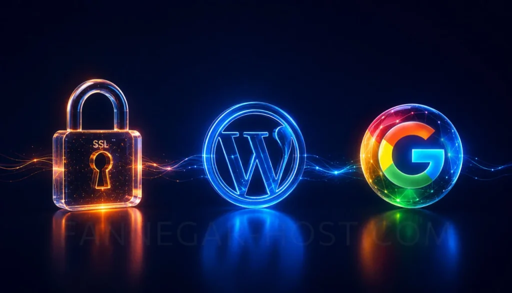 دسترسی گوگل، اپدیت وردپرس و ssl
